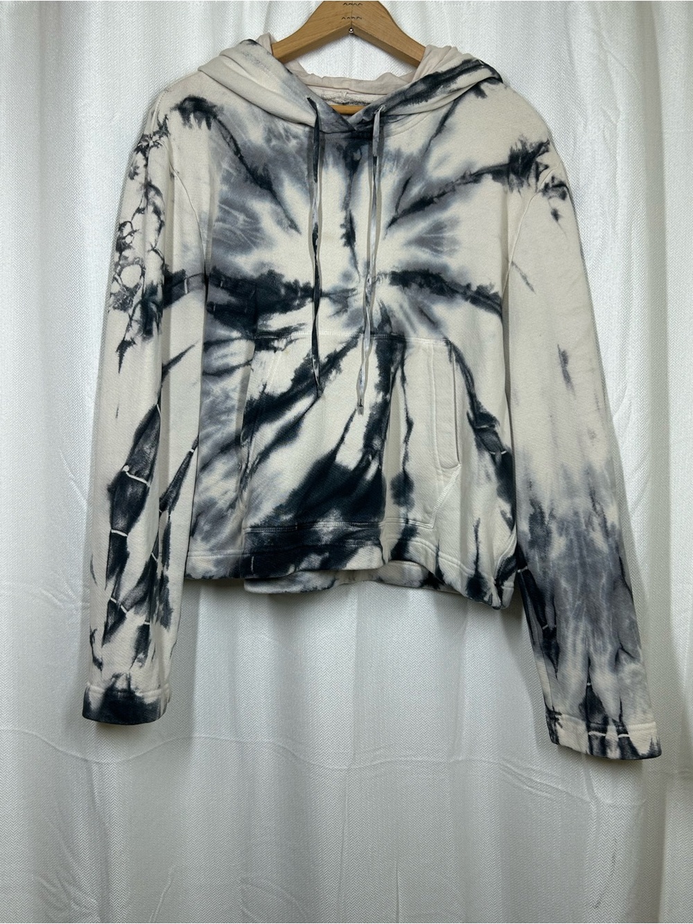 Raquel Allegra Hoodie Sweatshirt Tie Dyed Size 2